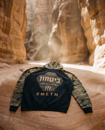 Hoodie EMETH Bitahon | Sweat Premium 410G