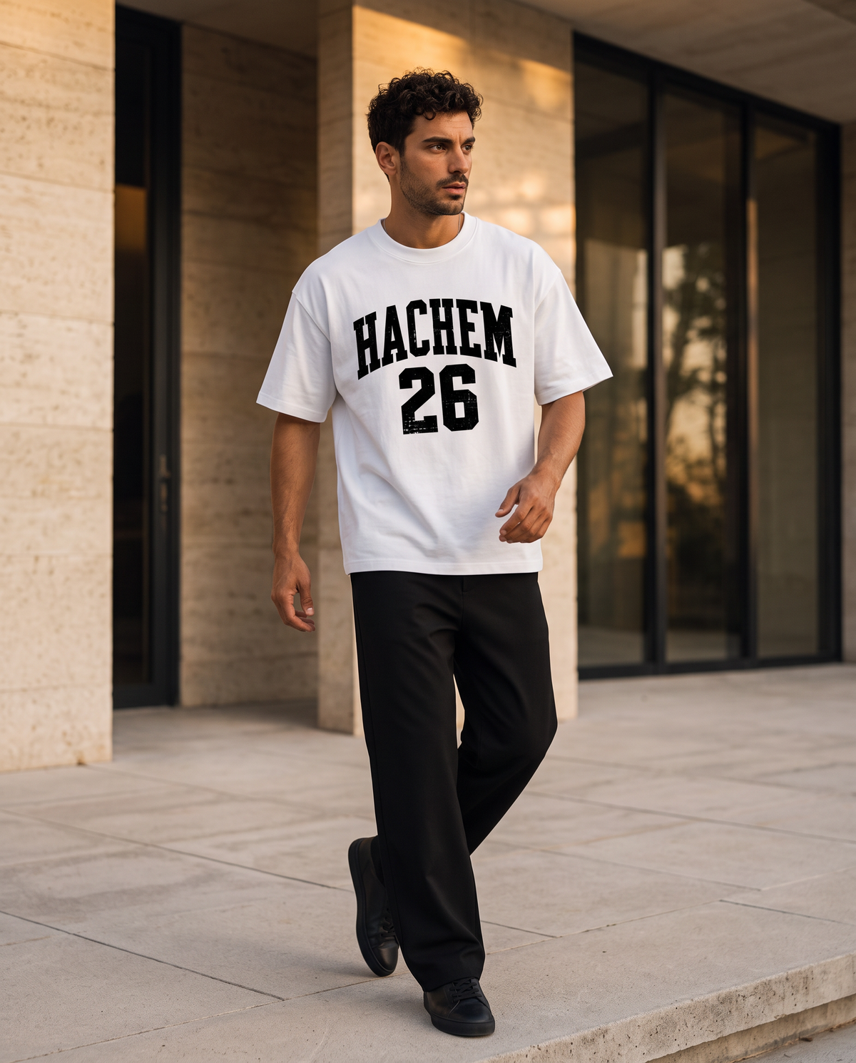 EMETH HACHEM 26 – Tout Vient de Toi | T-shirt Premium Blanc