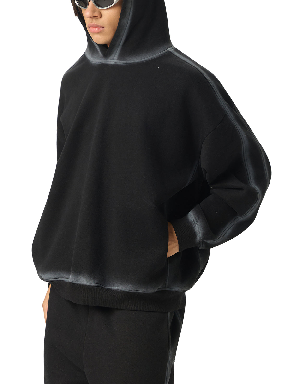EMETH Washed Hoodie Oversize 350 g/m² – Sweat à Capuche Premium Vintage