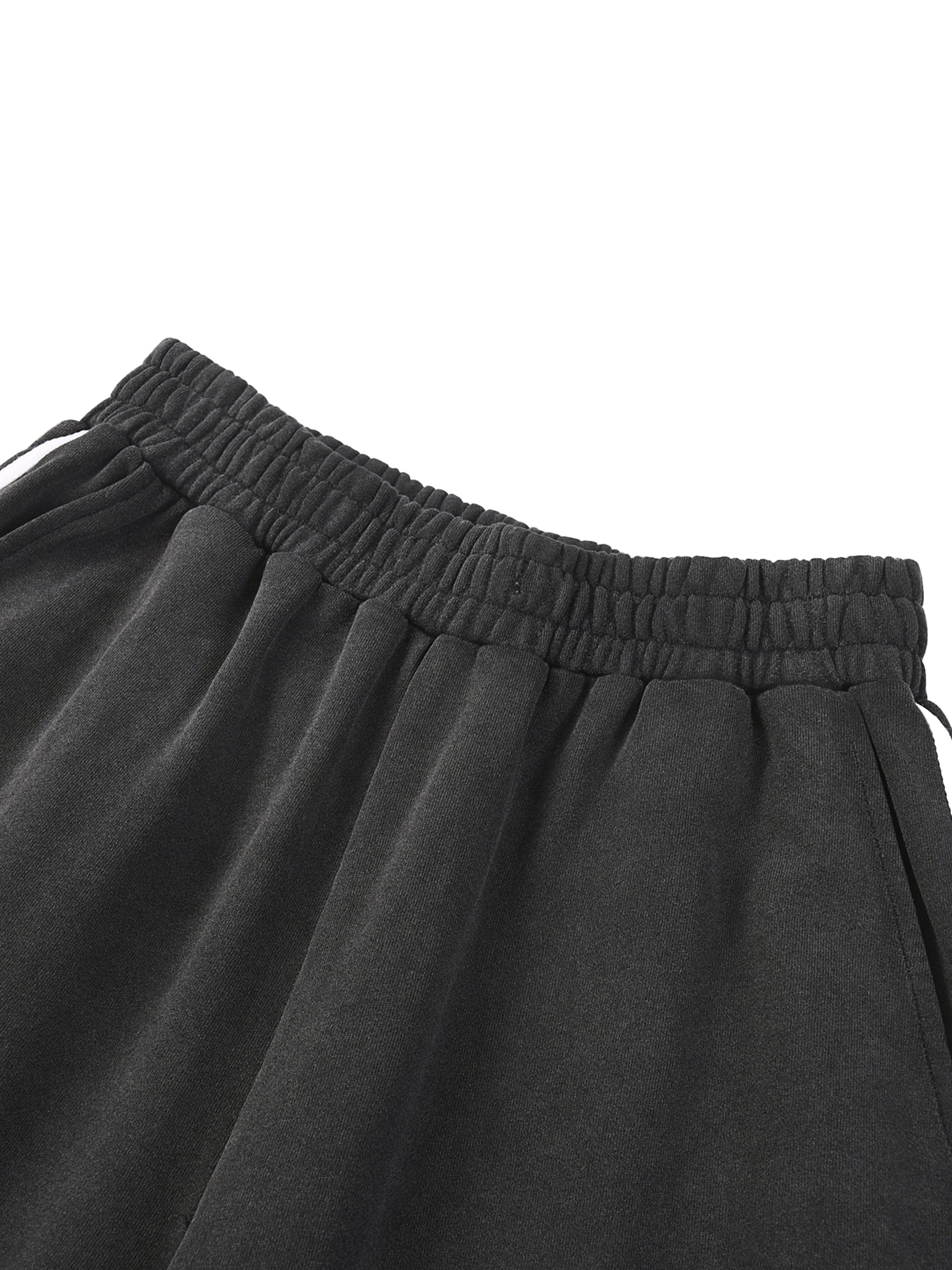 EMETH™ Jogger Snow Wash Bandes Contrastées | Oversize