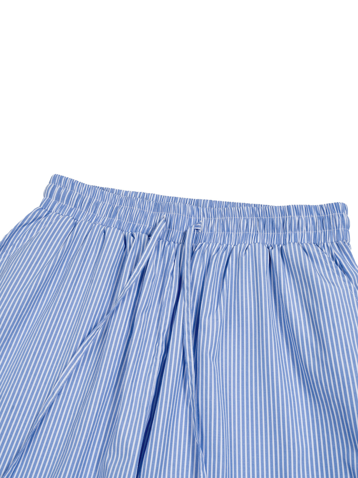 EMETH™ Pantalon Barrel Rayé | Coupe Fuselée Oversize