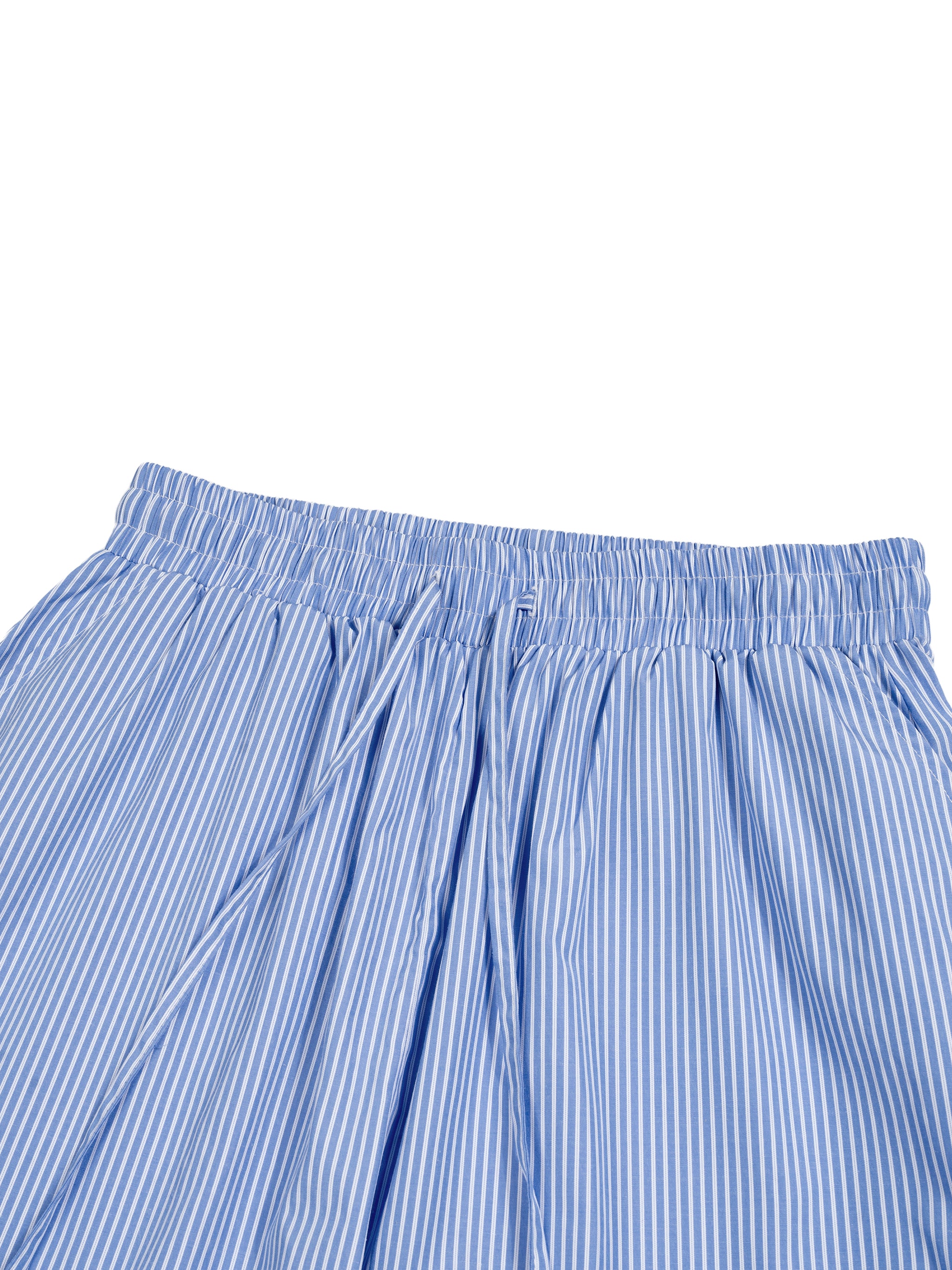 EMETH™ Pantalon Barrel Rayé | Coupe Fuselée Oversize