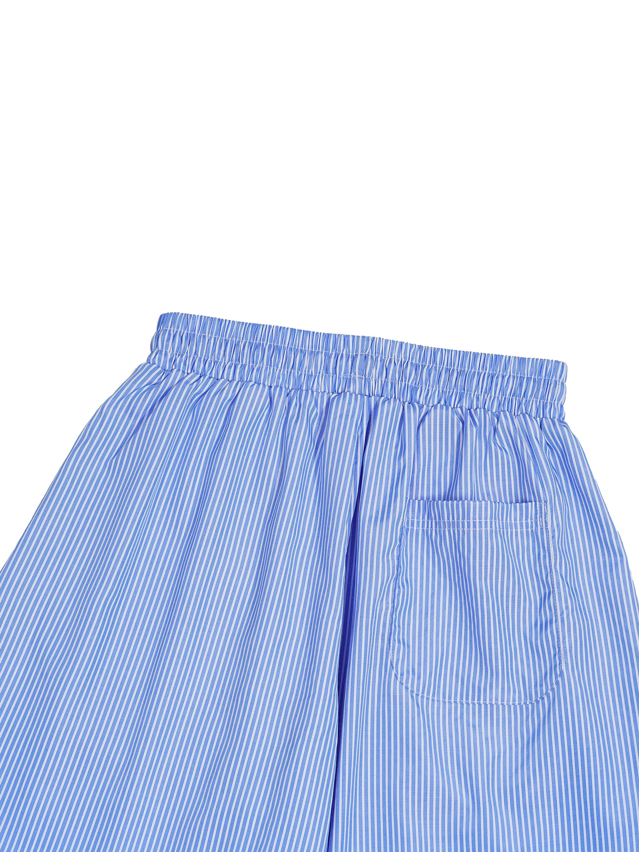 EMETH™ Pantalon Barrel Rayé | Coupe Fuselée Oversize