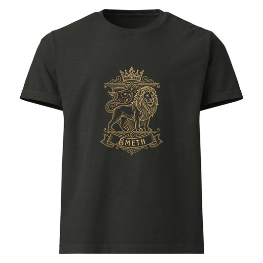 EMETH Lion de Juda Noir délavé — face