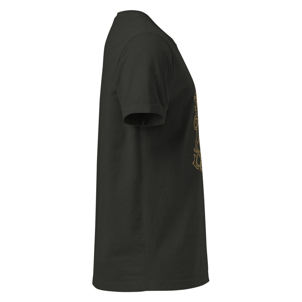 EMETH Lion de Juda Noir délavé — côté droit