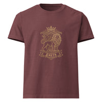 EMETH Lion de Juda Bordeaux délavé — face