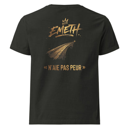 EMETH N'aie Pas Peur — dos Noir délavé