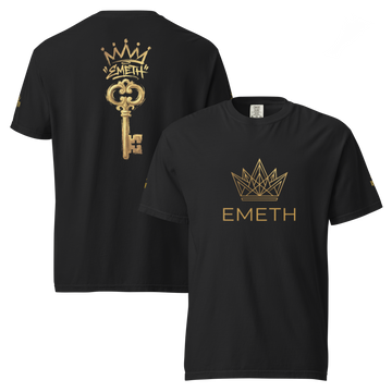 T-Shirt EMETH™ Crown Logo — Signature Edition · Heavyweight