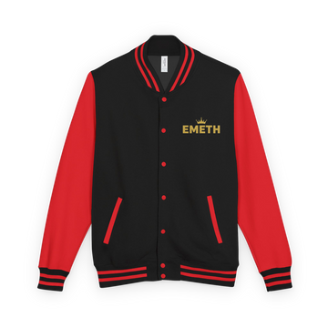 EMETH™ · Lion Crown Varsity Jacket