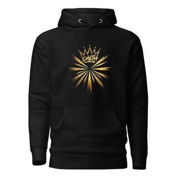 EMETH™ Crown of Truth — Gold Statement - Sweat à Capuche