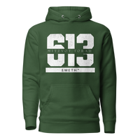 EMETH™ 613 Mitzvot Torah Premium Hoodie - Vert Forêt / S - EMETH