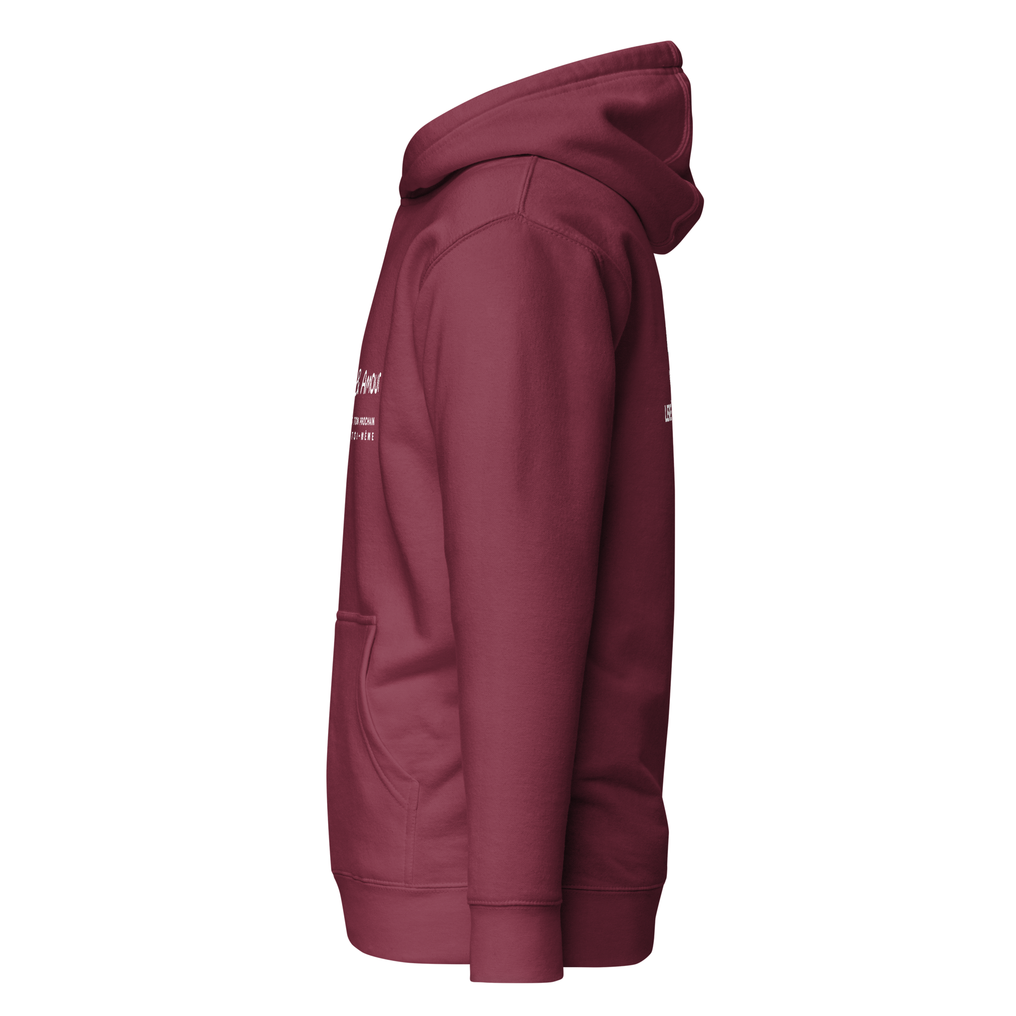 EMETH™ Unité & Amour Premium Hoodie - Noir / S - EMETH