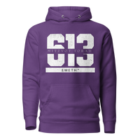 EMETH™ 613 Mitzvot Torah Premium Hoodie - Violet / S - EMETH