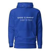 EMETH™ Unité & Amour Premium Hoodie - Bleu roi / S - EMETH