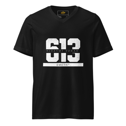 EMETH™ 613 — T-Shirt Col V - Noir / S - EMETH